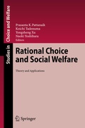 Cover: Rational Choice and Social Welfare - Springer