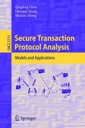 Cover: Secure Transaction Protocol Analysis - Springer