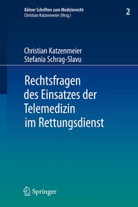 Abbildung von: Rechtsfragen des Einsatzes der Telemedizin im Rettungsdienst - Springer