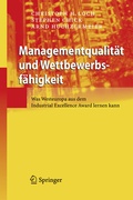 Cover: Managementqualit&auml;t und Wettbewerbsf&auml;higkeit - Springer