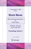 Cover: Shock Waves - Springer