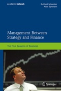 Cover: Management Between Strategy and Finance - Springer