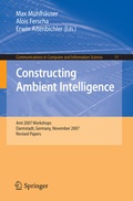 Cover: Constructing Ambient Intelligence - Springer