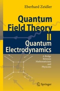 Cover: Quantum Field Theory II: Quantum Electrodynamics - Springer