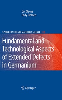Enlarge image Cover: Extended Defects in Germanium - Springer