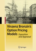 Cover: Vinzenz Bronzin's Option Pricing Models - Springer