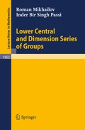 Cover: Lower Central and Dimension Series of Groups - Springer