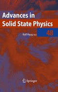 Cover: Advances in Solid State Physics 48 - Springer