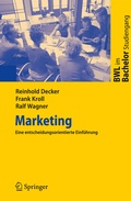 Cover: Marketing - Springer Gabler