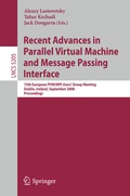 Cover: Recent Advances in Parallel Virtual Machine and Message Passing Interface - Springer