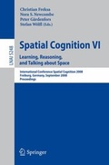 Cover: Spatial Cognition VI. Learning, Reasoning, and Talking about Space - Springer