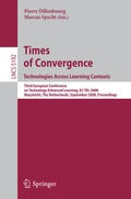 Cover: Times of Convergence. Technologies Across Learning Contexts - Springer