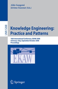 Enlarge image Cover: Knowledge Engineering: Practice and Patterns - Springer