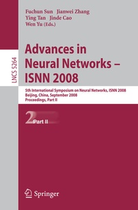 Enlarge image Cover: Advances in Neural Networks - ISNN 2008 - Springer