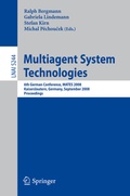 Cover: Multiagent System Technologies - Springer