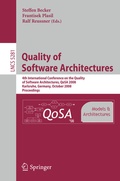 Cover: Quality of Software Architectures Models and Architectures - Springer