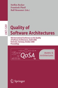 Enlarge image Cover: Quality of Software Architectures Models and Architectures - Springer