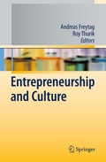 Cover: Entrepreneurship and Culture - Springer