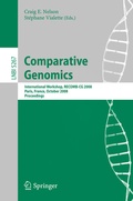 Cover: Comparative Genomics - Springer