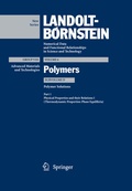 Cover: Physical Properties and their Relations I (Thermodynamic Properties: Phase Equilibria) - Springer