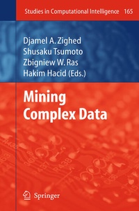 Enlarge image Cover: Mining Complex Data - Springer