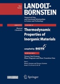 Cover: Binary Systems and Ternary Systems from C-Cr-Fe to Cr-Fe-W - Springer