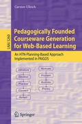 Cover: Pedagogically Founded Courseware Generation for Web-Based Learning - Springer