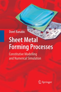 Enlarge image Cover: Sheet Metal Forming Processes - Springer