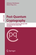 Cover: Post-Quantum Cryptography - Springer