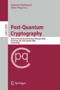 Enlarge image Cover: Post-Quantum Cryptography - Springer