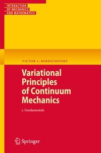 Enlarge image Cover: Variational Principles of Continuum Mechanics - Springer