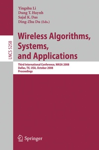 Abbildung von: Wireless Algorithms, Systems, and Applications - Springer