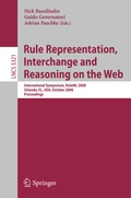 Cover: Rule Representation, Interchange and Reasoning on the Web - Springer