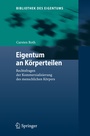 Cover: Eigentum an Körperteilen - Springer