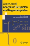 Cover: Analysis in Beispielen und Gegenbeispielen - Springer