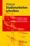 Cover: Studienarbeiten schreiben - Springer