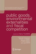 Cover: Public Goods, Environmental Externalities and Fiscal Competition - Springer