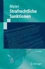 Cover: Strafrechtliche Sanktionen - Springer