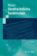 Cover: Strafrechtliche Sanktionen - Springer