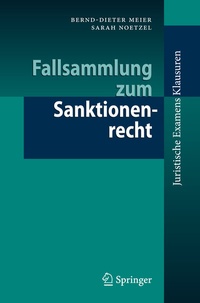 Abbildung von: Fallsammlung zum Sanktionenrecht - Springer
