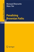 Cover: Penalising Brownian Paths - Springer
