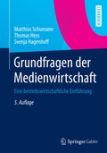 Cover: Grundfragen der Medienwirtschaft - Springer Gabler