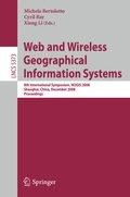 Cover: Web and Wireless Geographical Information Systems - Springer