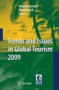 Cover: Trends and Issues in Global Tourism 2009 - Springer