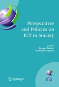Cover: Perspectives and Policies on ICT in Society - Springer