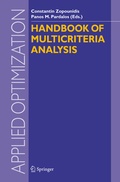 Cover: Handbook of Multicriteria Analysis - Springer