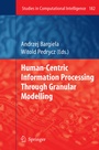 Cover: Human-Centric Information Processing Through Granular Modelling - Springer
