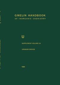 Abbildung von: Uranium Dioxide, UO2, Preparation and Crystallographic Properties - Springer