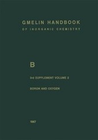 Abbildung von: B Boron Compounds - Springer