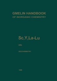 Abbildung von: Sc, Y, La-Lu Rare Earth Elements - Springer